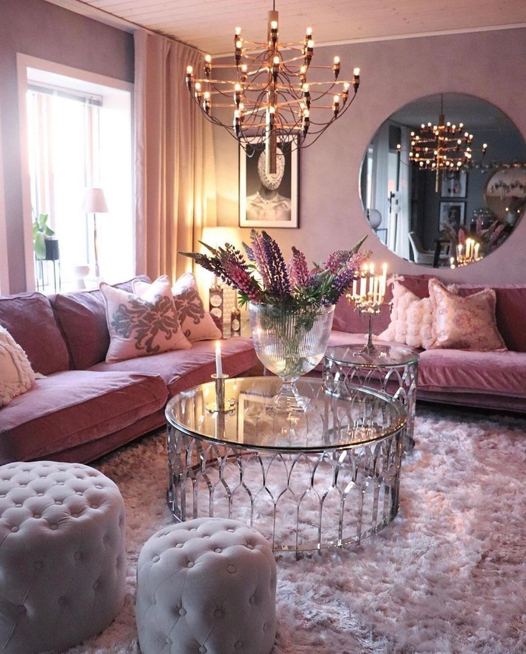 Lovely Home Design Ideas in Pink Shades