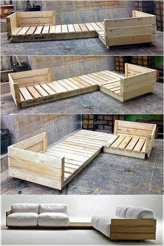 Genius DIY Easy Wood Pallet Furniture Designs Ideas