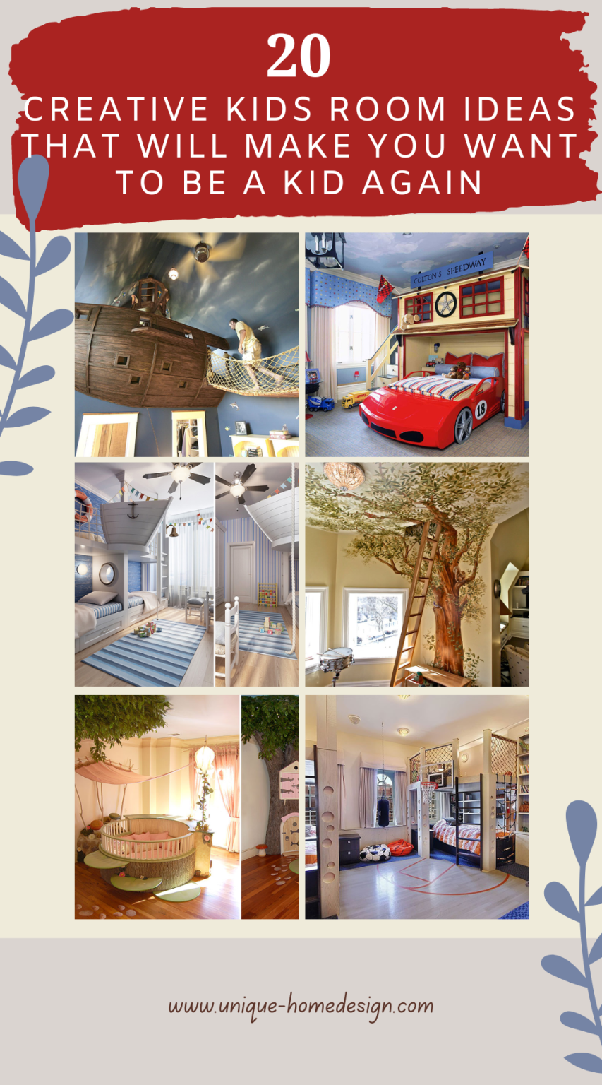 20 Creative Kids Room Ideas That Will Make You Want To Be A Kid Again ...